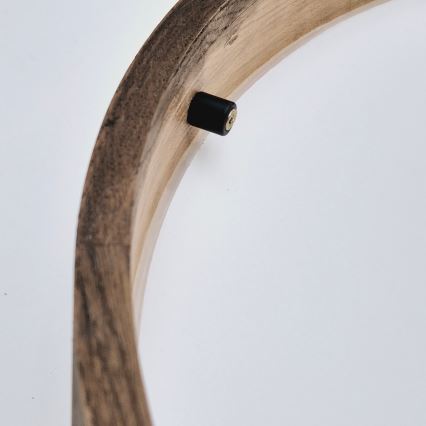 Brilagi - LED Plafón CARVALHO SLIM 3xE27/60W/230V roble diá. 47 cm