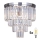 Brilagi - LED Plafón de cristal MOZART 5xE14/40W/230V cromo brillante