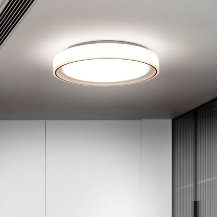 Brilagi - Plafón LED RGB regulable FLOCO LED/30W/230V 3000-6500K Wi-Fi Tuya + LED/6W + control remoto