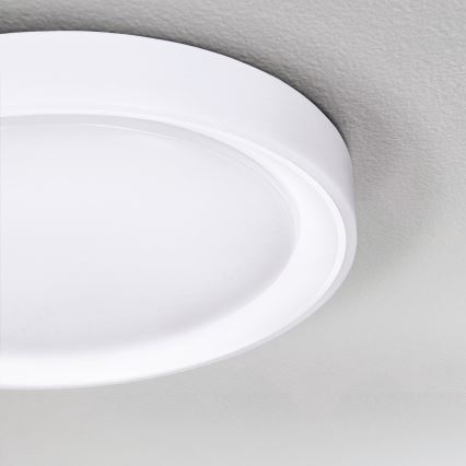 Brilagi - Plafón LED RGB regulable FLOCO LED/30W/230V 3000-6500K Wi-Fi Tuya + LED/6W + control remoto