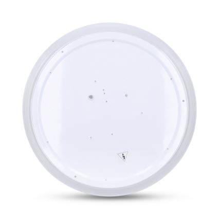 Brilagi - Plafón LED RGB regulable FLOCO LED/30W/230V 3000-6500K Wi-Fi Tuya + LED/6W + control remoto