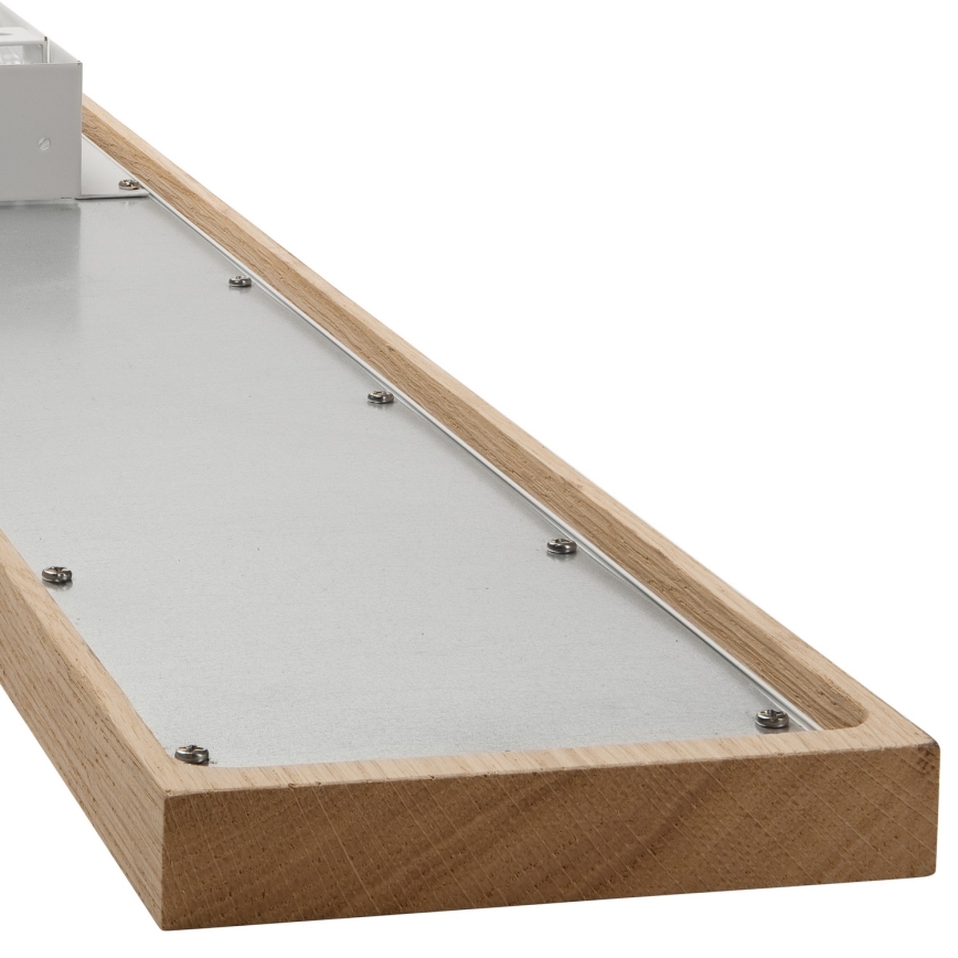 Brilagi - LED RGBW Panel regulable WOODY FRAME LED/34W/230V 11,5x123 cm 2700-6500K roble + control remoto