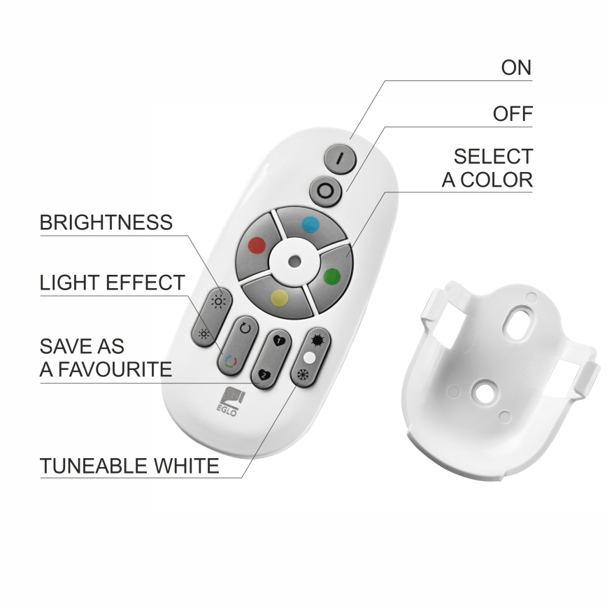 Brilagi - LED RGBW Panel regulable WOODY FRAME LED/34W/230V 11,5x123 cm 2700-6500K roble + control remoto
