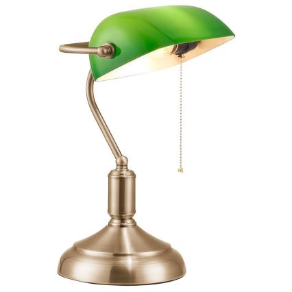 Brilagi - Pantalla de recambio para lámpara de mesa BANK OFFICE Verde
