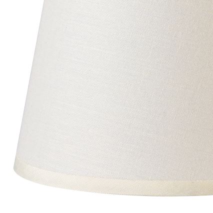 Brilagi - Pantalla universal NUBILA E27 13x9 cm color crema