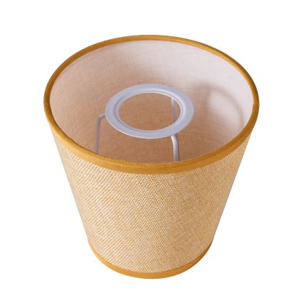 Brilagi - Pantalla universal NUBILA E27 13x9 cm marrón claro