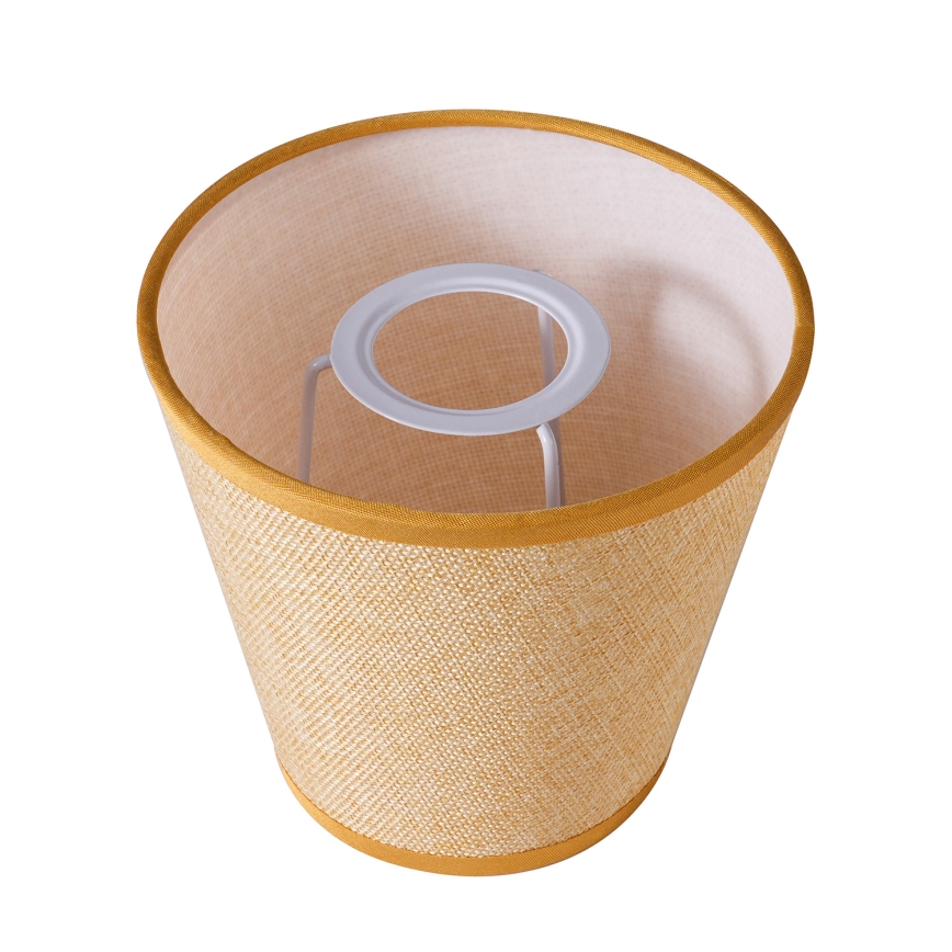 Brilagi - Pantalla universal NUBILA E27 13x9 cm marrón claro
