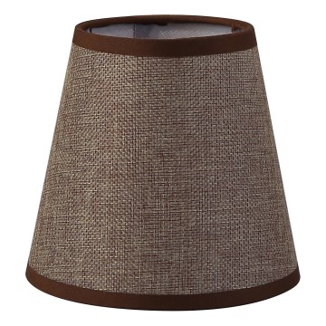Brilagi - Pantalla universal NUBILA E27 13x9 cm marrón