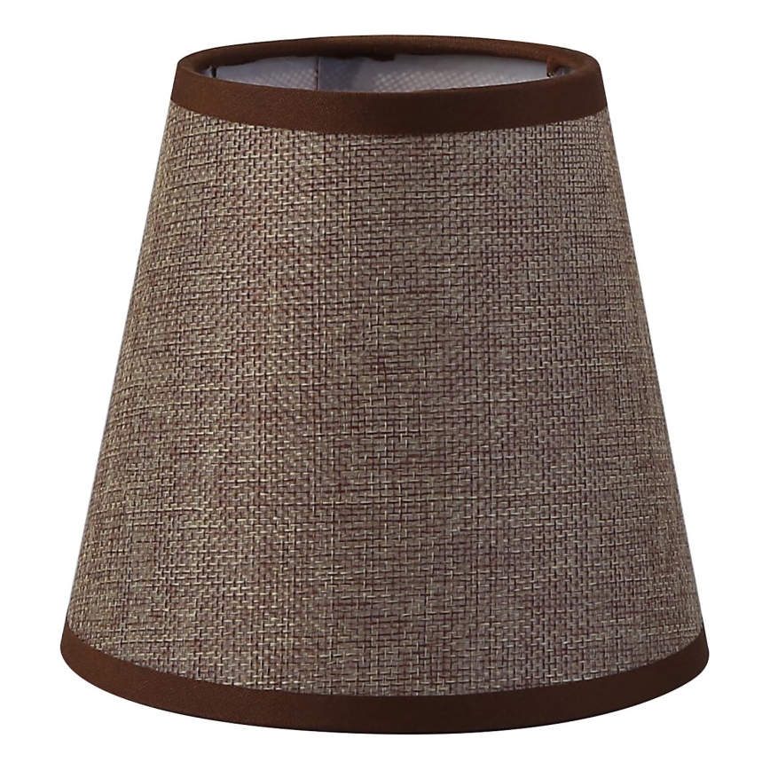 Brilagi - Pantalla universal NUBILA E27 13x9 cm marrón