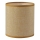 Brilagi - Pantalla universal NUBILA E27 15,5x14 cm marrón claro
