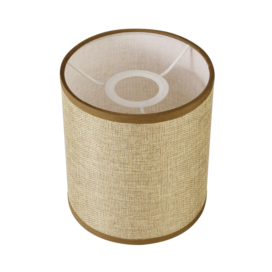 Brilagi - Pantalla universal NUBILA E27 15,5x14 cm marrón claro