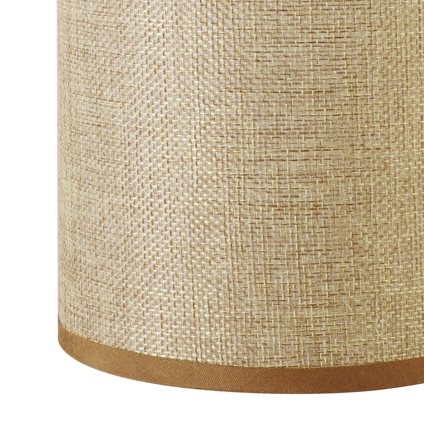 Brilagi - Pantalla universal NUBILA E27 15,5x14 cm marrón claro