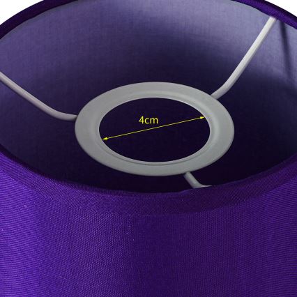Brilagi - Pantalla universal NUBILA E27 15,5x14 cm morada