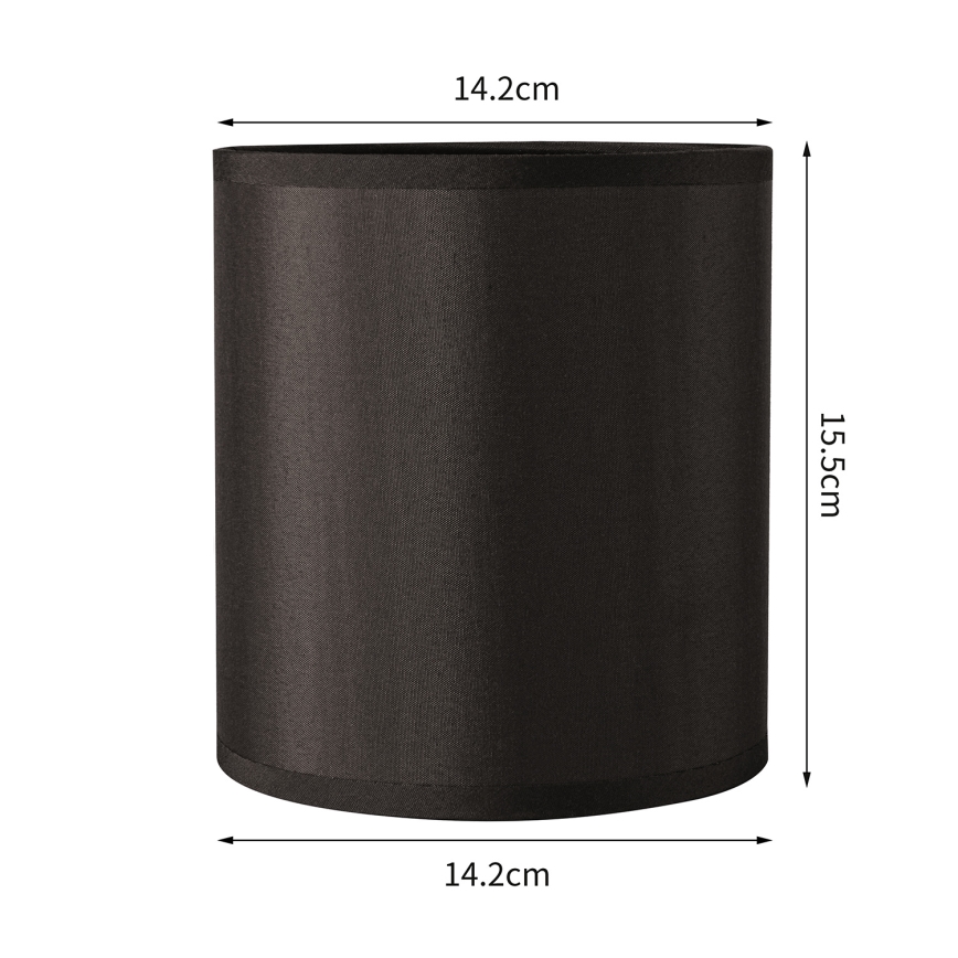 Brilagi - Pantalla universal NUBILA E27 15,5x14 cm negro