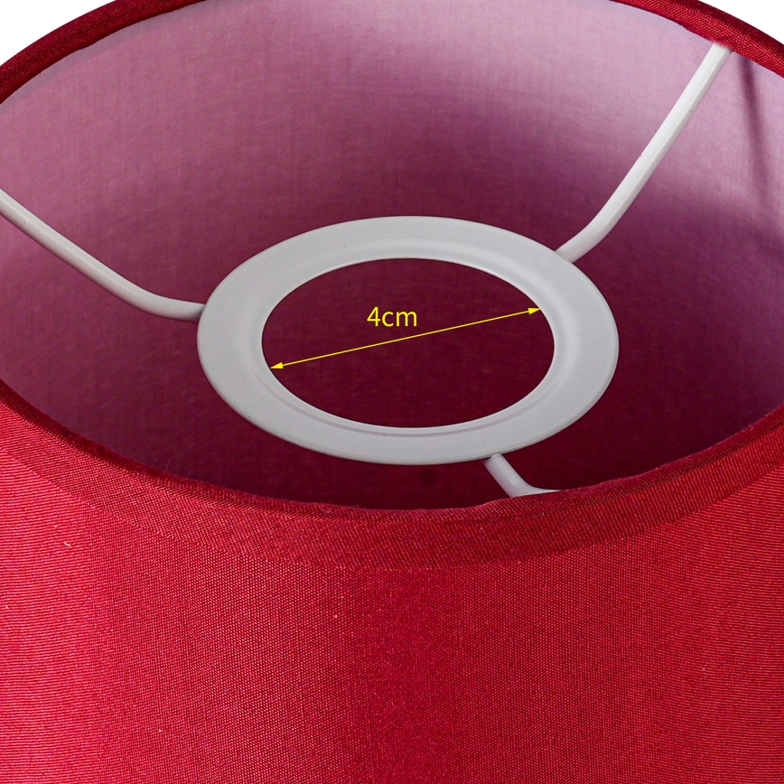 Brilagi - Pantalla universal NUBILA E27 15,5x14 cm Pompeyano rojo