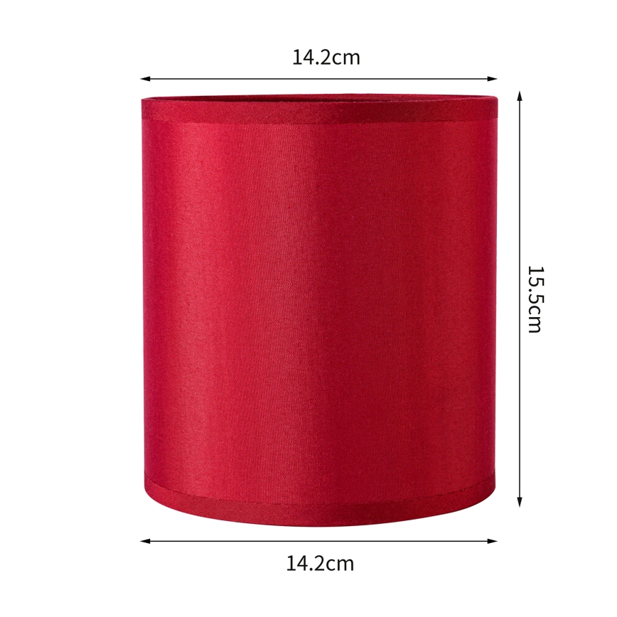 Brilagi - Pantalla universal NUBILA E27 15,5x14 cm Pompeyano rojo