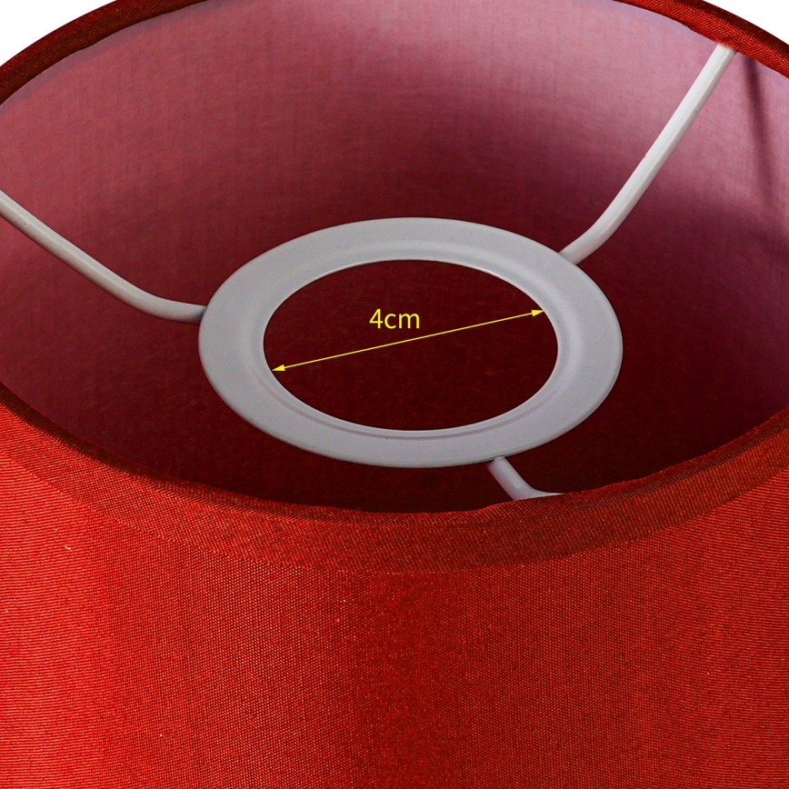 Brilagi - Pantalla universal NUBILA E27 15,5x14 cm rojo
