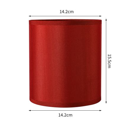 Brilagi - Pantalla universal NUBILA E27 15,5x14 cm rojo