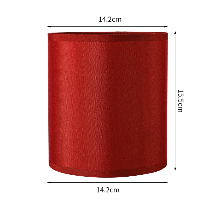 Brilagi - Pantalla universal NUBILA E27 15,5x14 cm rojo
