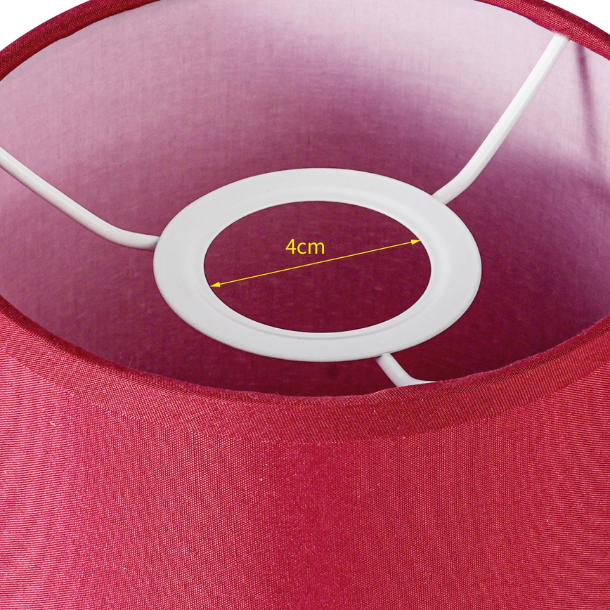 Brilagi - Pantalla universal NUBILA E27 15,5x14 cm rosa