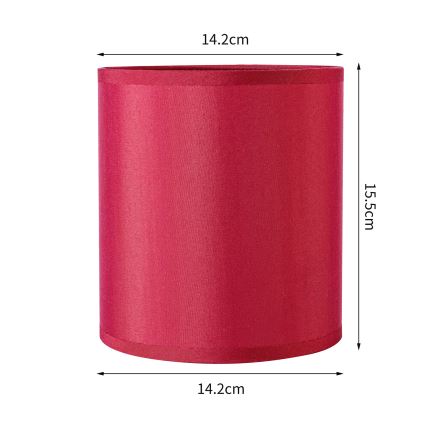 Brilagi - Pantalla universal NUBILA E27 15,5x14 cm rosa
