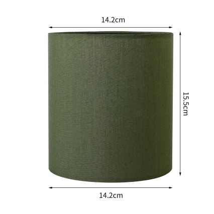 Brilagi - Pantalla universal NUBILA E27 15,5x14 cm verde