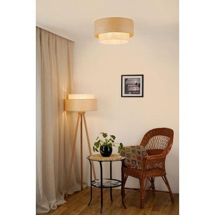 Brilagi - Plafón ARIZONA BOHO 1xE27/15W/230V diá. 45 cm beige