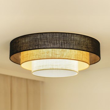 Brilagi - Plafón ASPEN LUNETA LED/12W/230V diá. 60 cm 3000K/4000K/6400K negro/beige/color crema