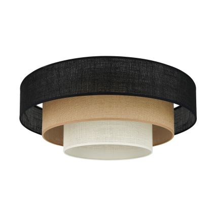 Brilagi - Plafón ASPEN LUNETA LED/12W/230V diá. 60 cm 3000K/4000K/6400K negro/beige/color crema