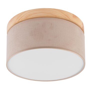 Brilagi - Plafón BELLADONNA 1xE27/15W/230V d. 30 cm beige/pino