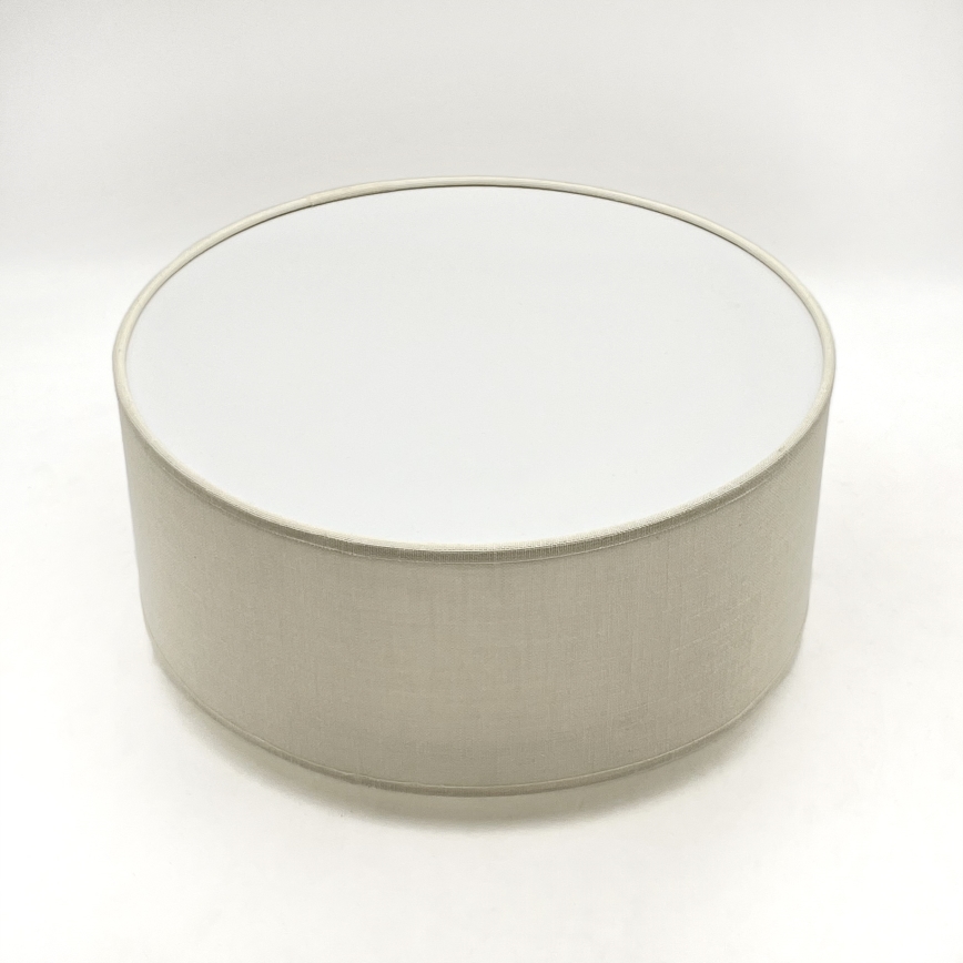 Brilagi - Plafón BELLADONNA 1xE27/15W/230V diá. 30 cm color crema/roble