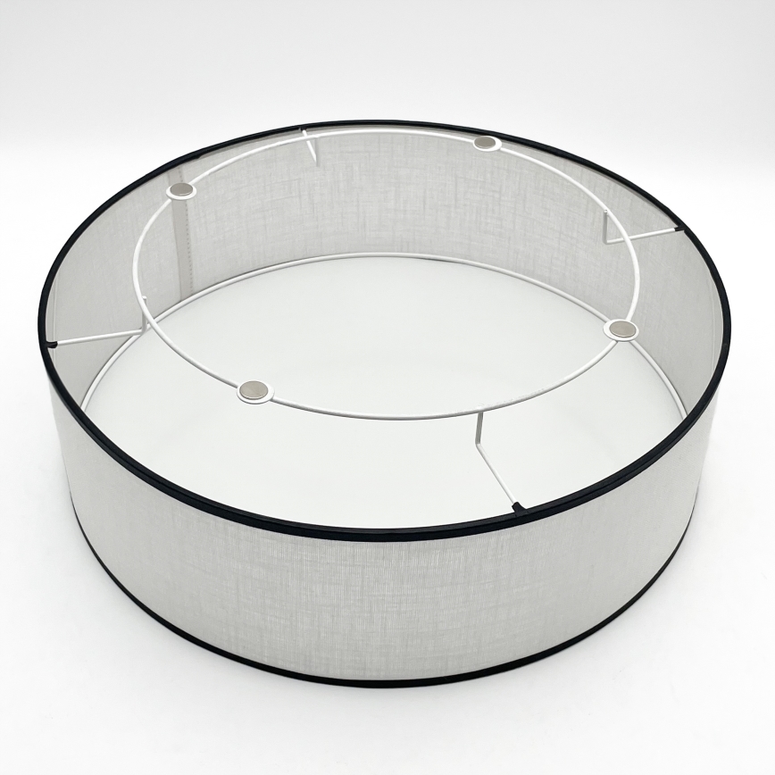 Brilagi - Plafón BELLADONNA 2xE27/15W/230V diá. 40 cm blanco/roble