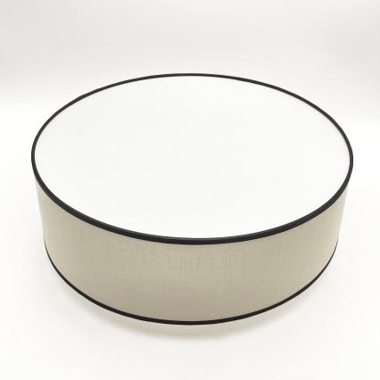 Brilagi - Plafón BELLADONNA 2xE27/15W/230V diá. 40 cm color crema/roble