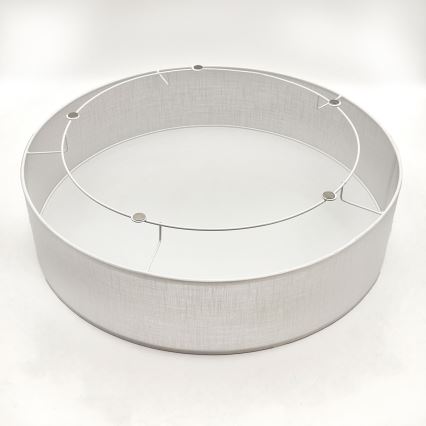 Brilagi - Plafón BELLADONNA 3xE27/15W/230V diá. 50 cm blanco/roble cereza