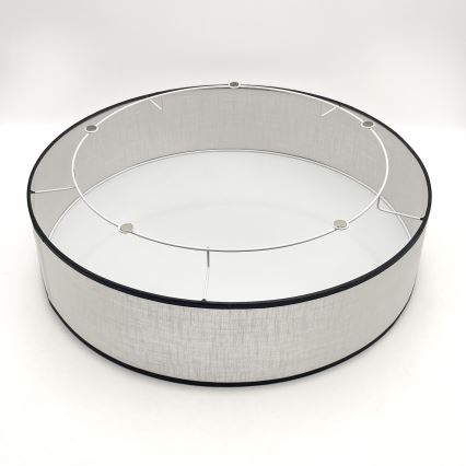 Brilagi - Plafón BELLADONNA 3xE27/15W/230V diá. 50 cm blanco/roble