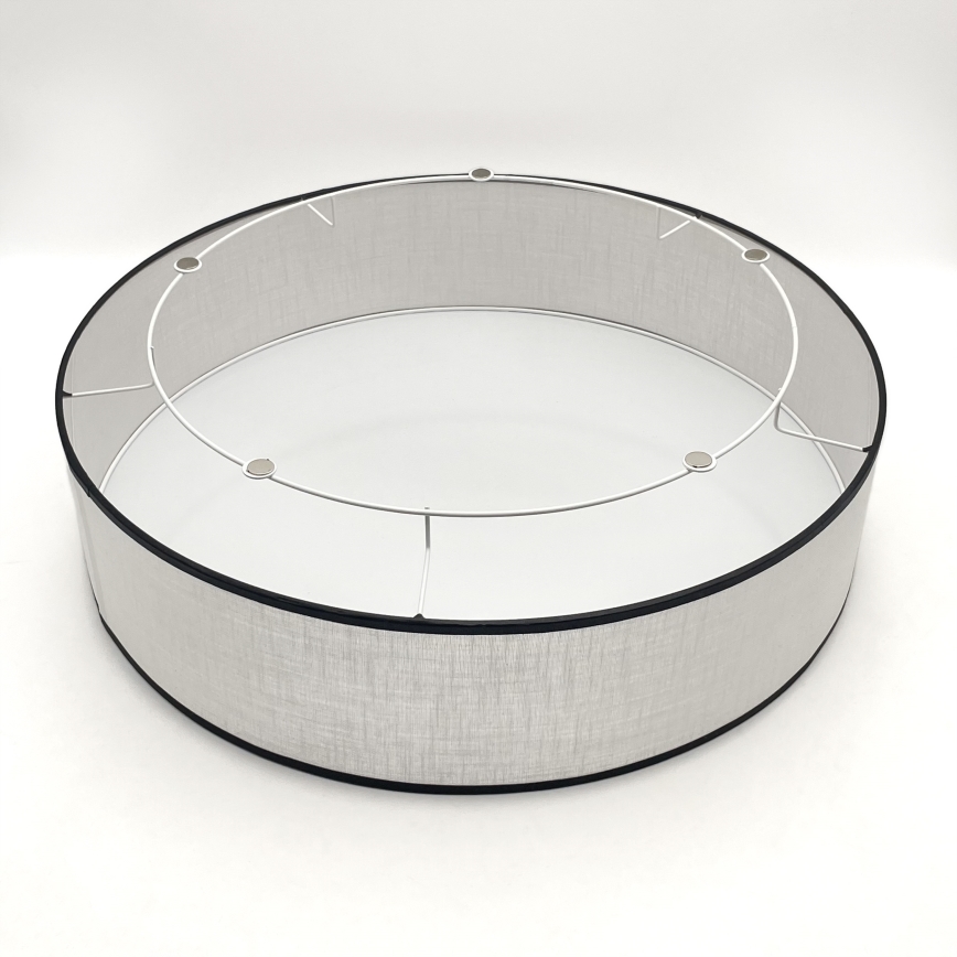 Brilagi - Plafón BELLADONNA 3xE27/15W/230V diá. 50 cm blanco/roble