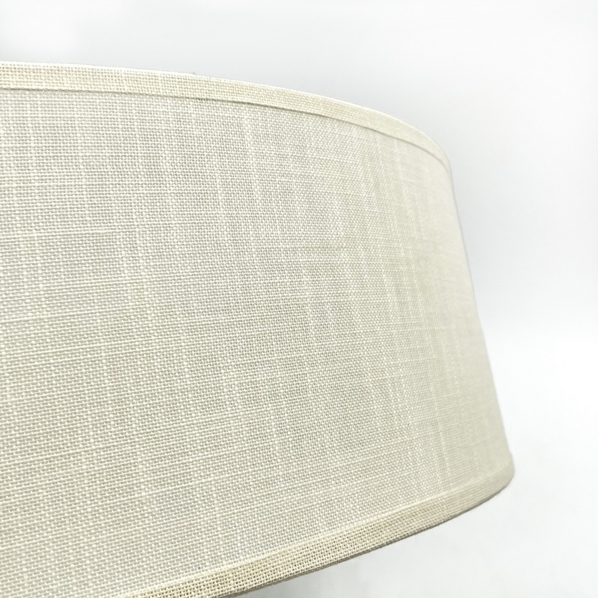Brilagi - Plafón BELLADONNA 3xE27/15W/230V diá. 50 cm color crema/roble