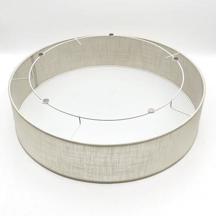 Brilagi - Plafón BELLADONNA 3xE27/15W/230V diá. 50 cm color crema/roble