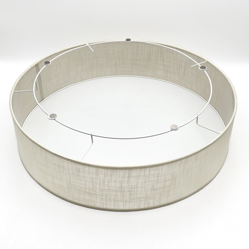 Brilagi - Plafón BELLADONNA 3xE27/15W/230V diá. 50 cm color crema/roble
