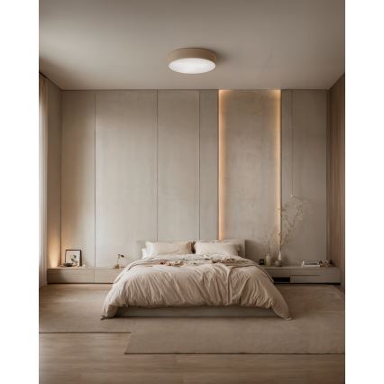 Brilagi - Plafón CLARE 3xE27/24W/230V diá. 40 cm beige