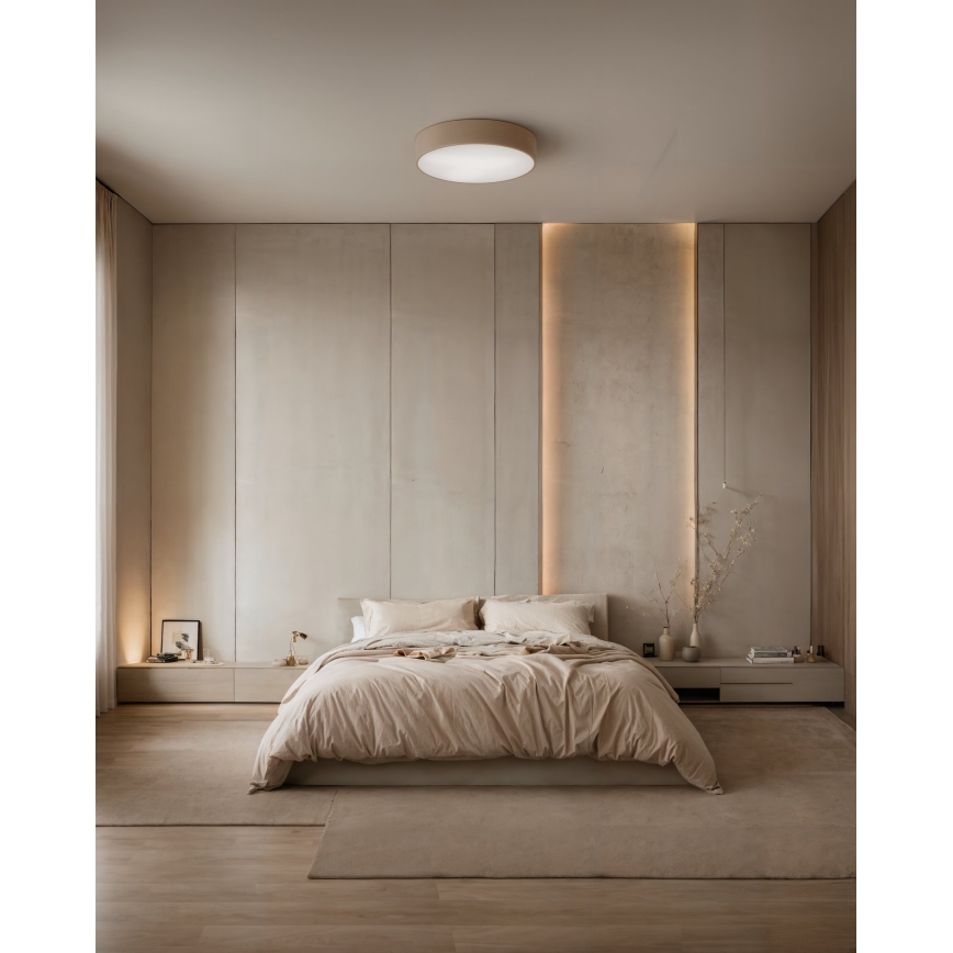 Brilagi - Plafón CLARE 3xE27/24W/230V diá. 40 cm beige