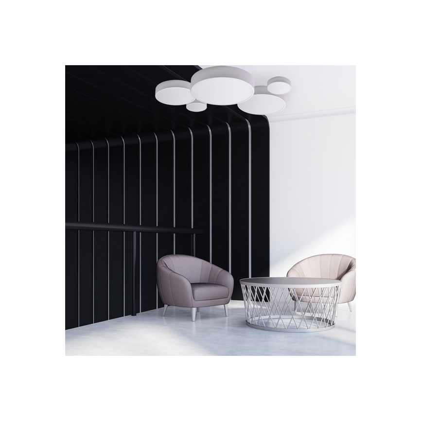 Brilagi - Plafón CLARE 3xE27/24W/230V diá. 40 cm blanco