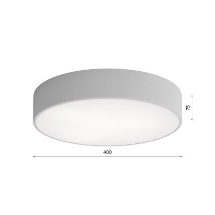 Brilagi - Plafón CLARE 3xE27/24W/230V diá. 40 cm gris