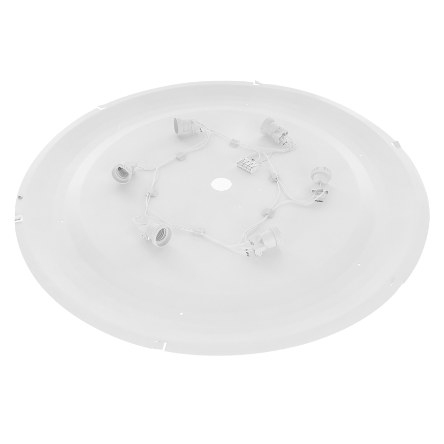 Brilagi - Plafón CLARE 6xE27/24W/230V diá. 80 cm blanco