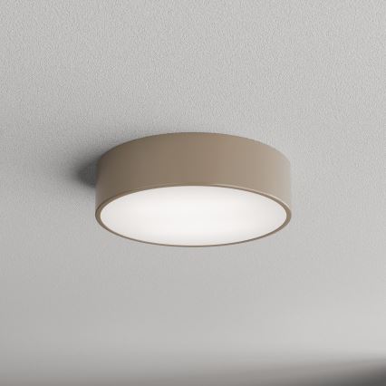 Brilagi - Plafón con sensor CLARE 2xE27/24W/230V diá. 30 cm beige