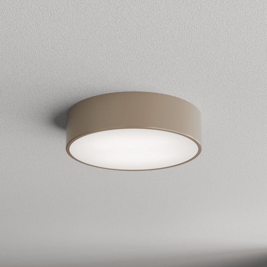 Brilagi - Plafón con sensor CLARE 2xE27/24W/230V diá. 30 cm beige