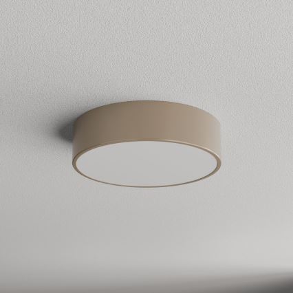 Brilagi - Plafón con sensor CLARE 2xE27/24W/230V diá. 30 cm beige