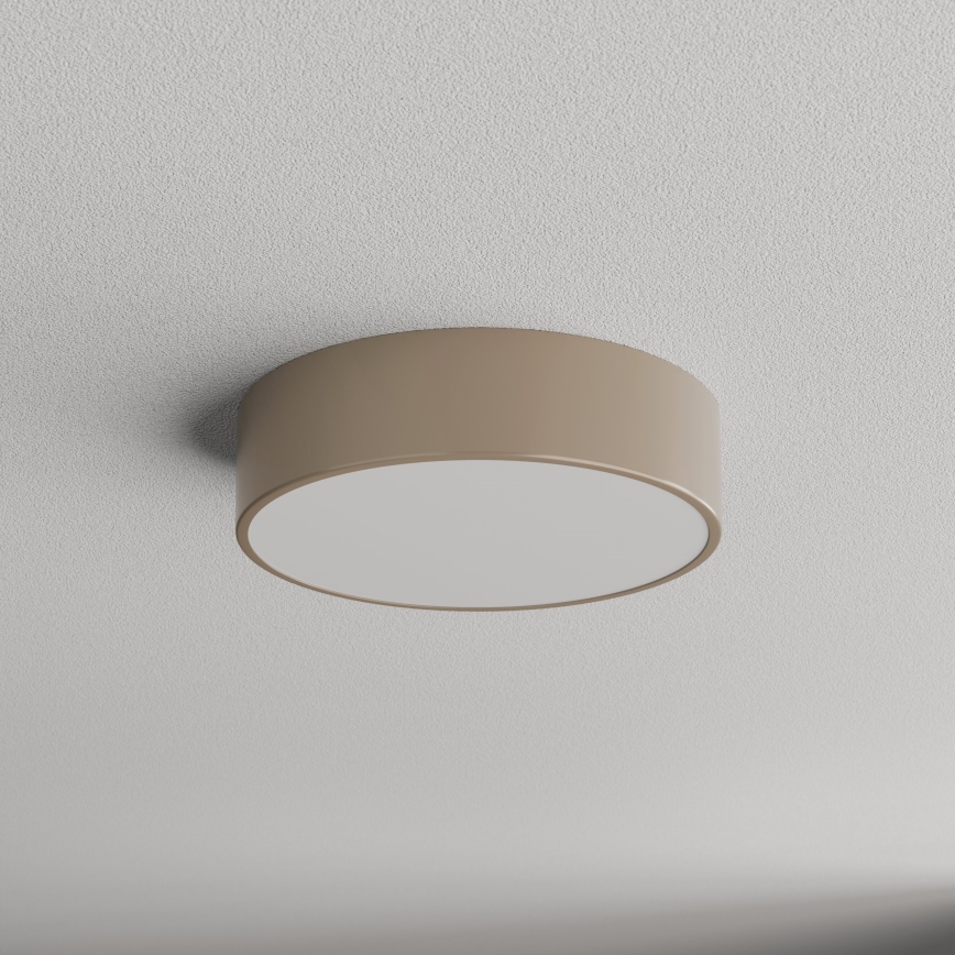 Brilagi - Plafón con sensor CLARE 2xE27/24W/230V diá. 30 cm beige