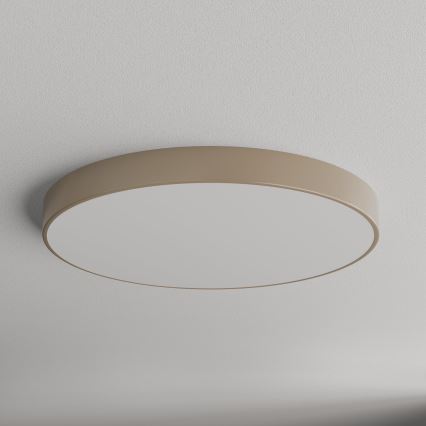 Brilagi - Plafón con sensor CLARE 6xE27/24W/230V diá. 80 cm beige
