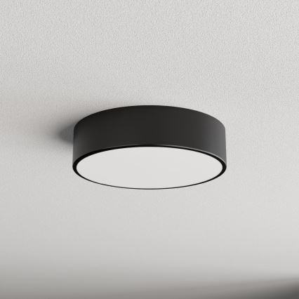 Brilagi - Plafón de baño CLARE 2xE27/24W/230V diá. 30 cm negro IP54